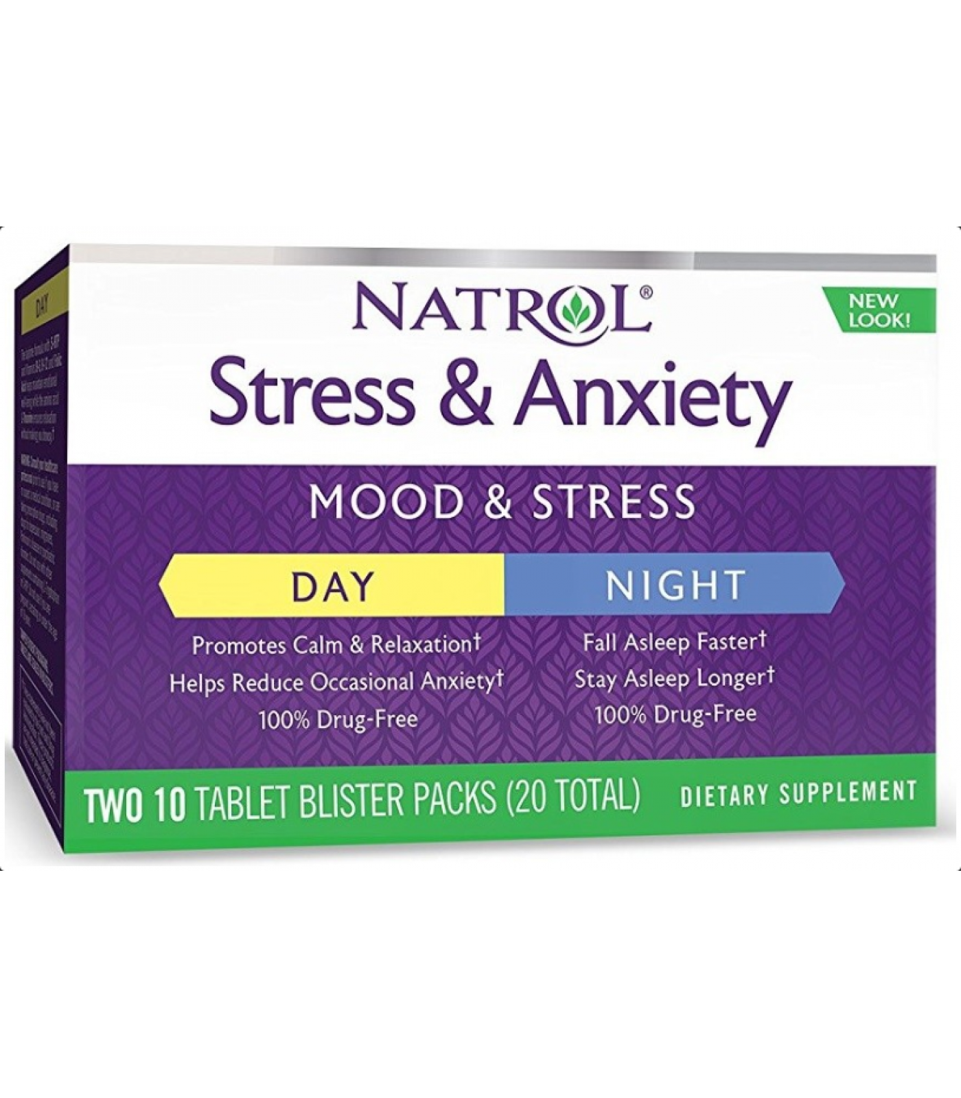 Natrol - Stress & Anxiety / 10+10 tabs